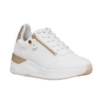 Tenis-Casual-Branco-e-Tofu-Detalhes-Metalizados-Ziper-|-Comfort-Tamanho--36---Cor--BRANCO-TOFU-0